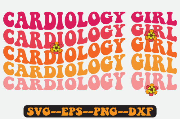 Cardiology Girl Quote Retro Svg Design Review